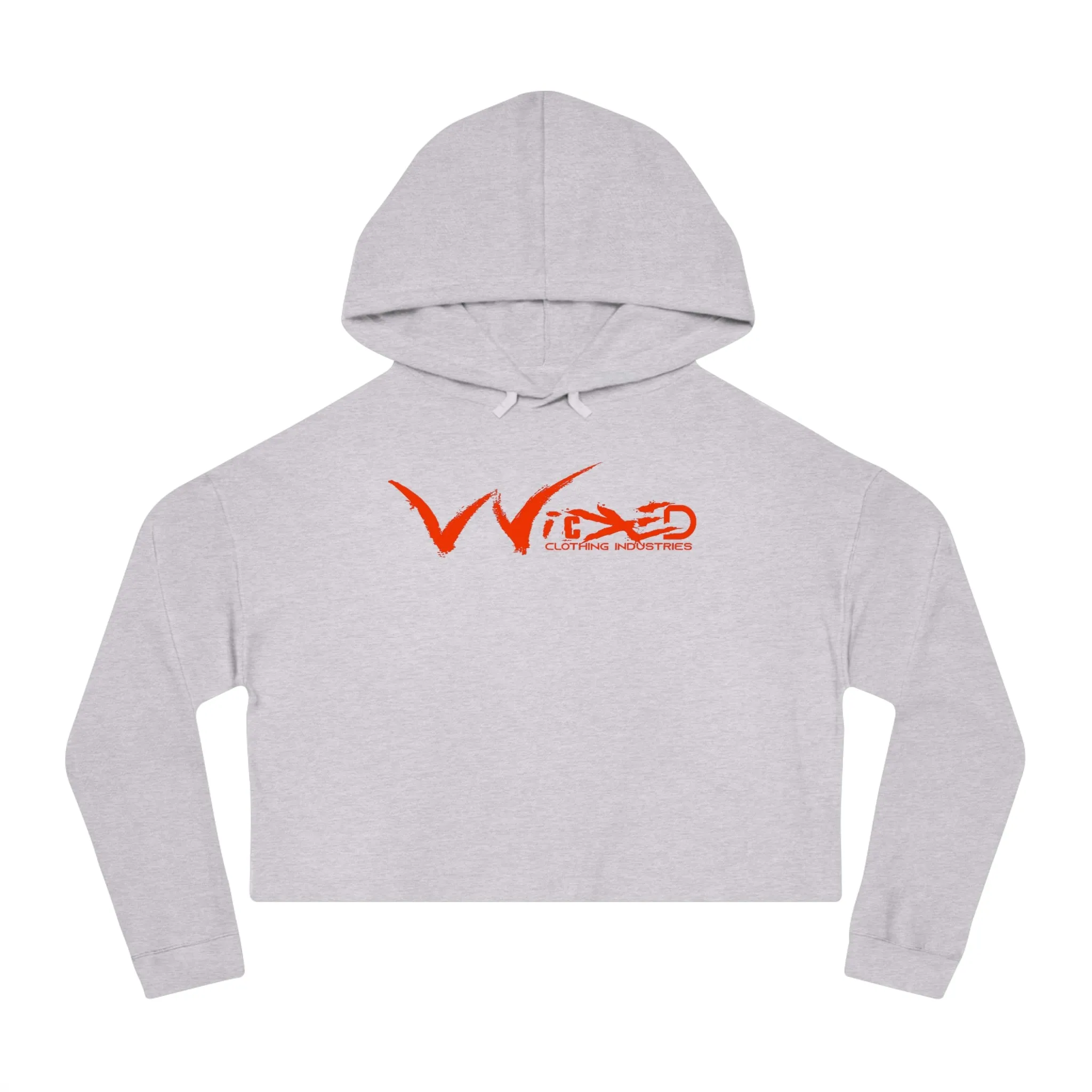 Chaos Cropped Hooded Sweatshirt