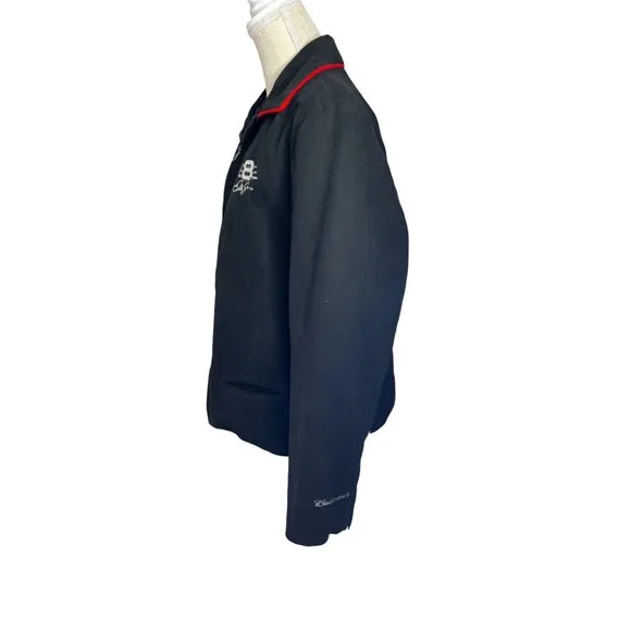 Chase Authentic's NASCAR Dale Earnhardt  Jr women's‎ XL Black Zip Up Embroidered