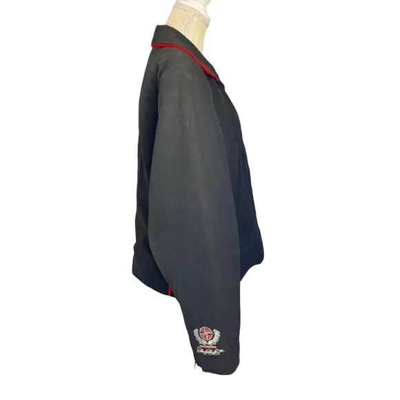 Chase Authentic's NASCAR Dale Earnhardt  Jr women's‎ XL Black Zip Up Embroidered