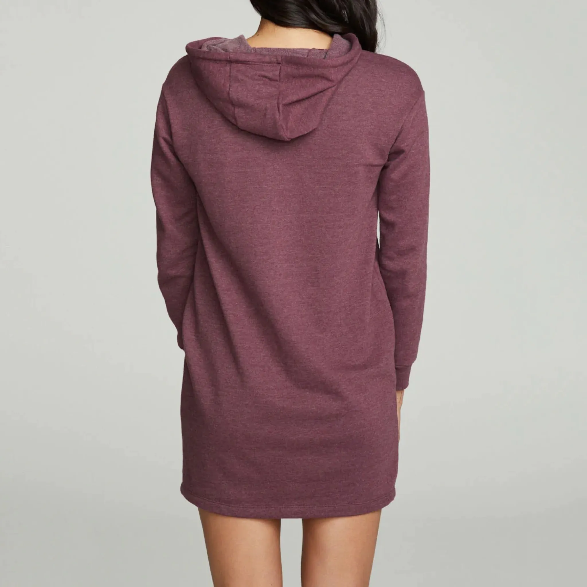 Chaser L/S Hoodie Dress-brandy
