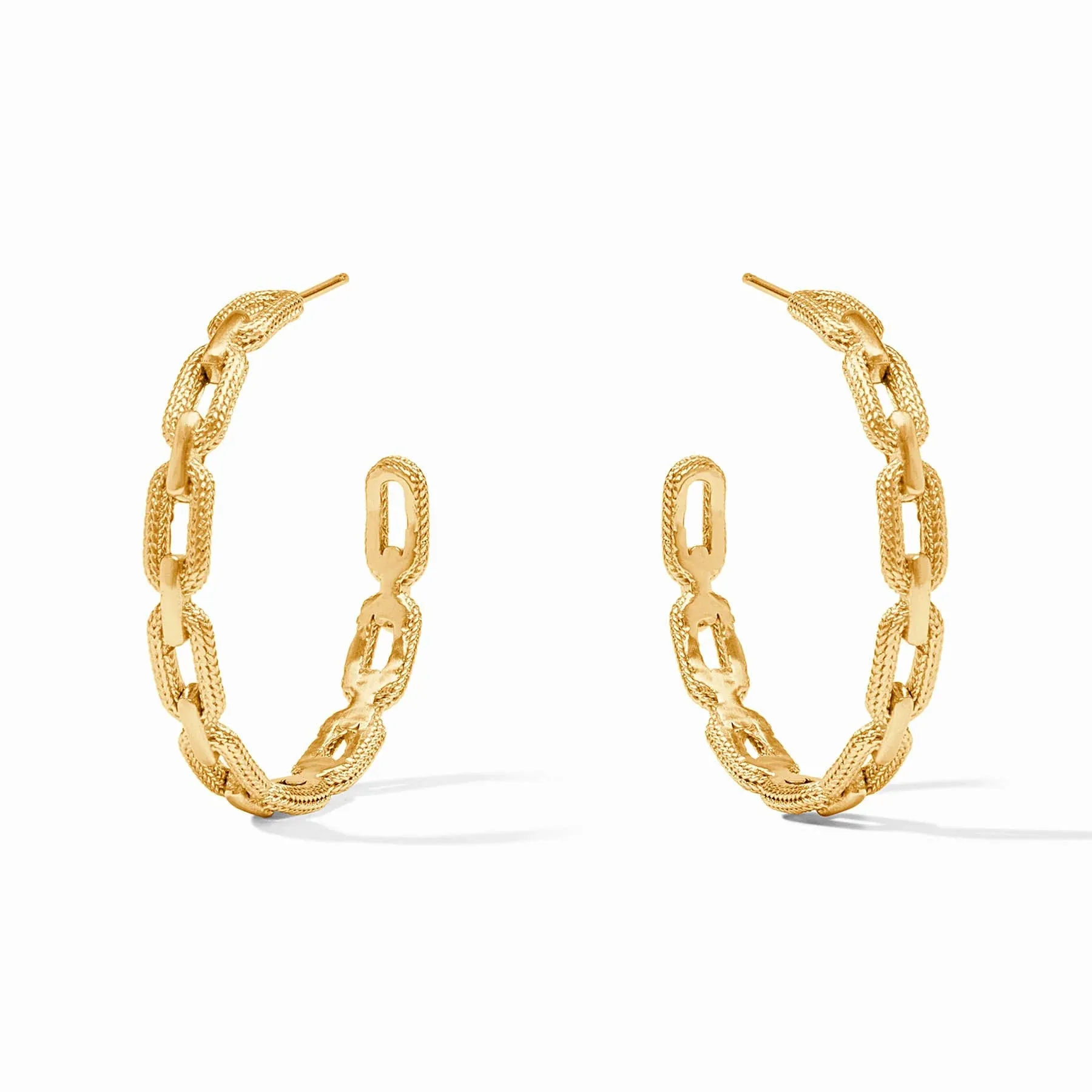 Cheval Paperclip Hoop - Gold - Large