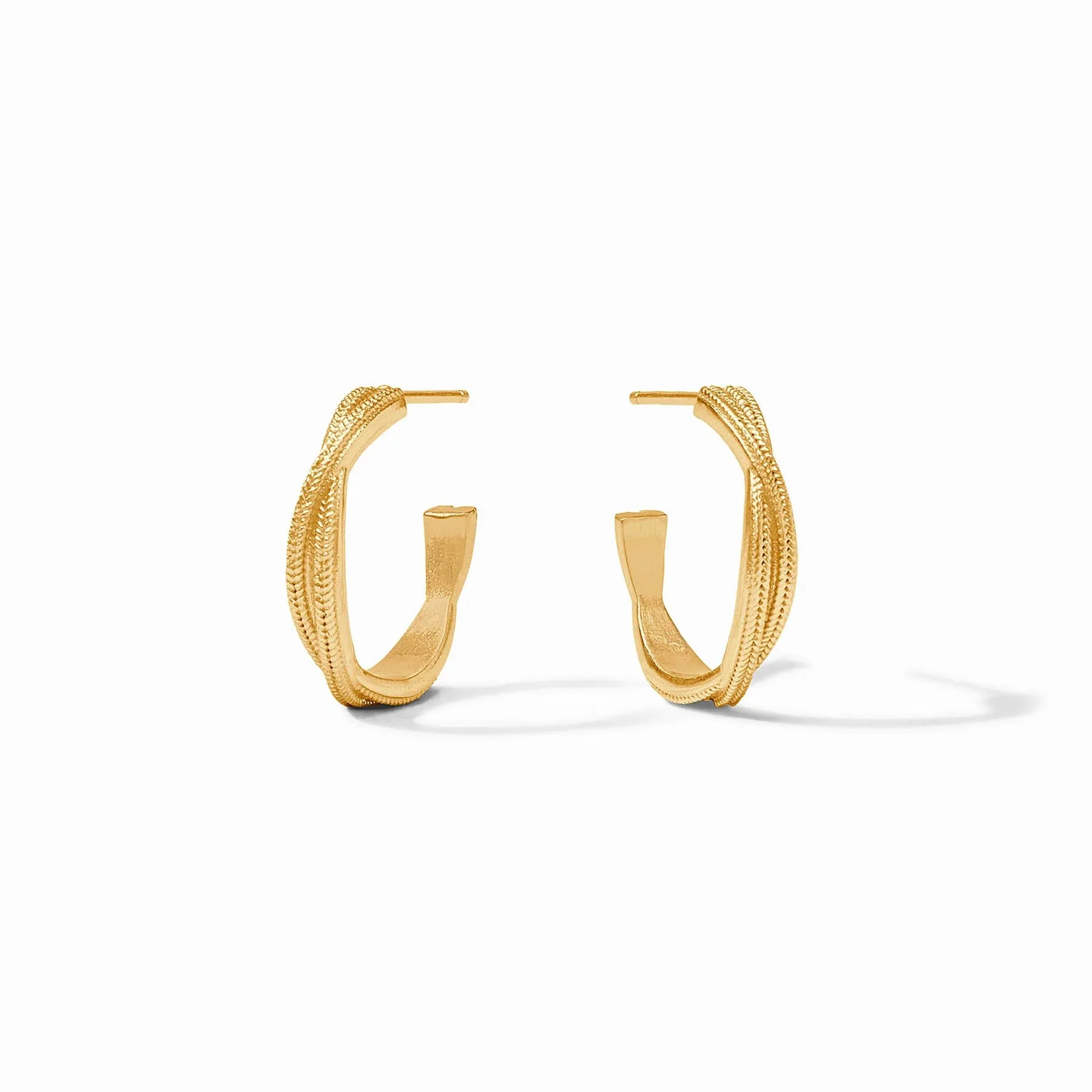 Cheval Twist Hoop - Gold - Small