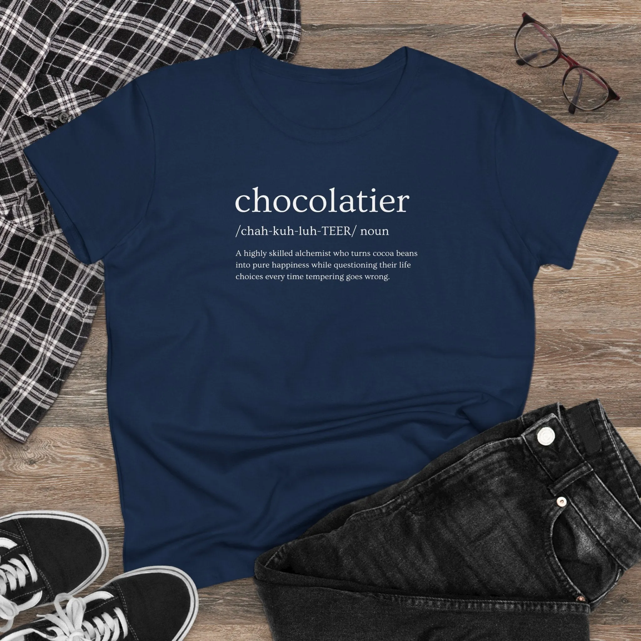 Chocolatier Definition Women’s T-Shirt – Soft, Stylish & Made for Cocoa Artists