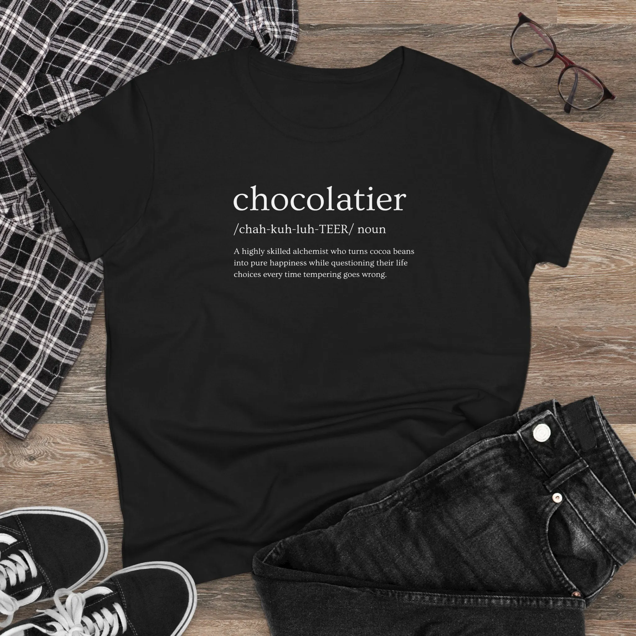Chocolatier Definition Women’s T-Shirt – Soft, Stylish & Made for Cocoa Artists
