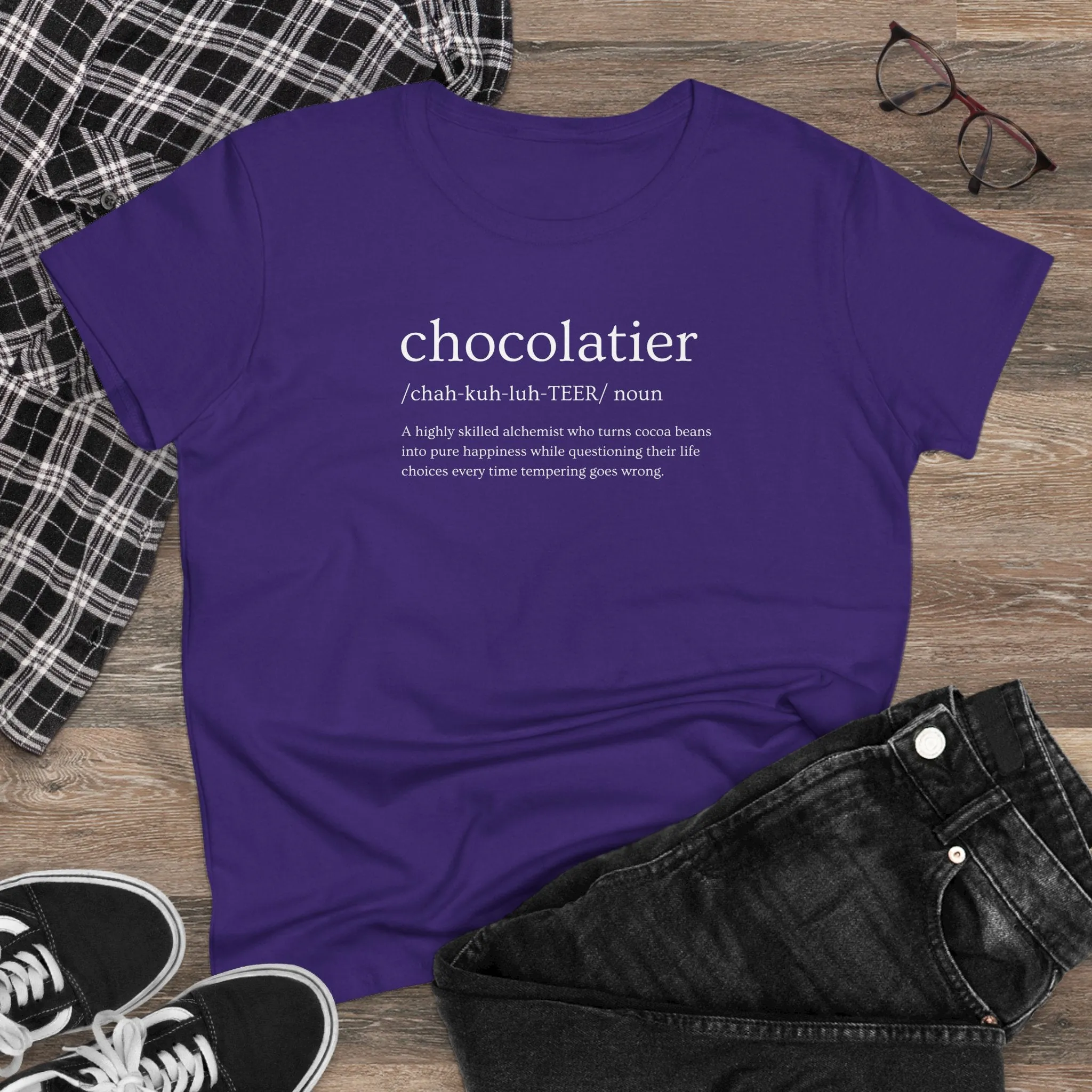 Chocolatier Definition Women’s T-Shirt – Soft, Stylish & Made for Cocoa Artists