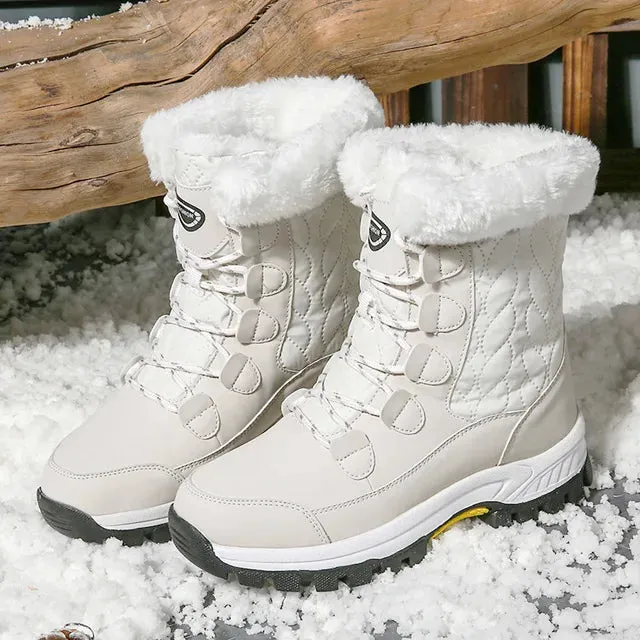 Christmas Sale 50% OFF – Women’s Winter Fashionable Fleece-Lined Warm Snow Boots