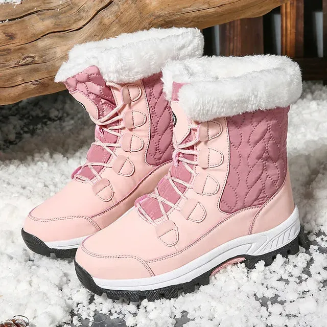Christmas Sale 50% OFF – Women’s Winter Fashionable Fleece-Lined Warm Snow Boots