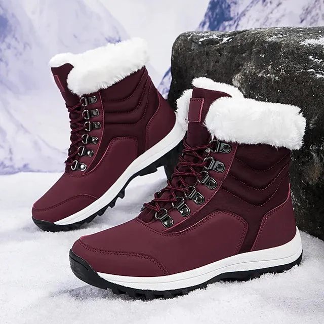 Christmas Sale 50% OFF – Women’s Winter Fashionable Fleece-Lined Warm Snow Boots