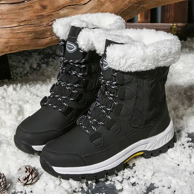 Christmas Sale 50% OFF – Women’s Winter Fashionable Fleece-Lined Warm Snow Boots
