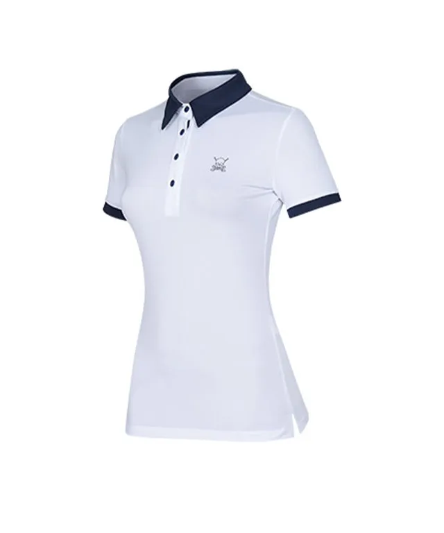 CHUCUCHU Women's Impact Cool Top - Navy