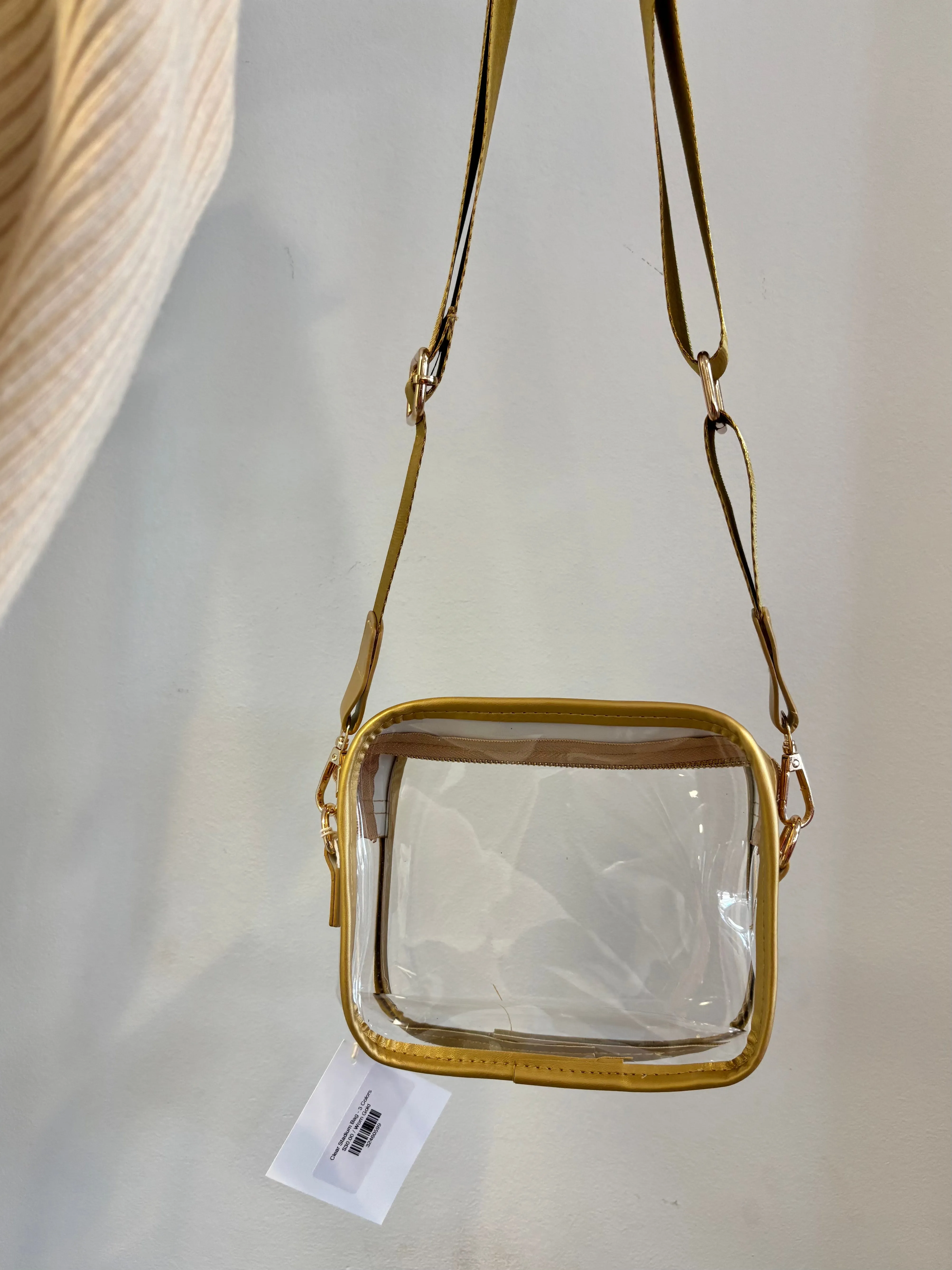 Clear Stadium Bag - 3 Colors