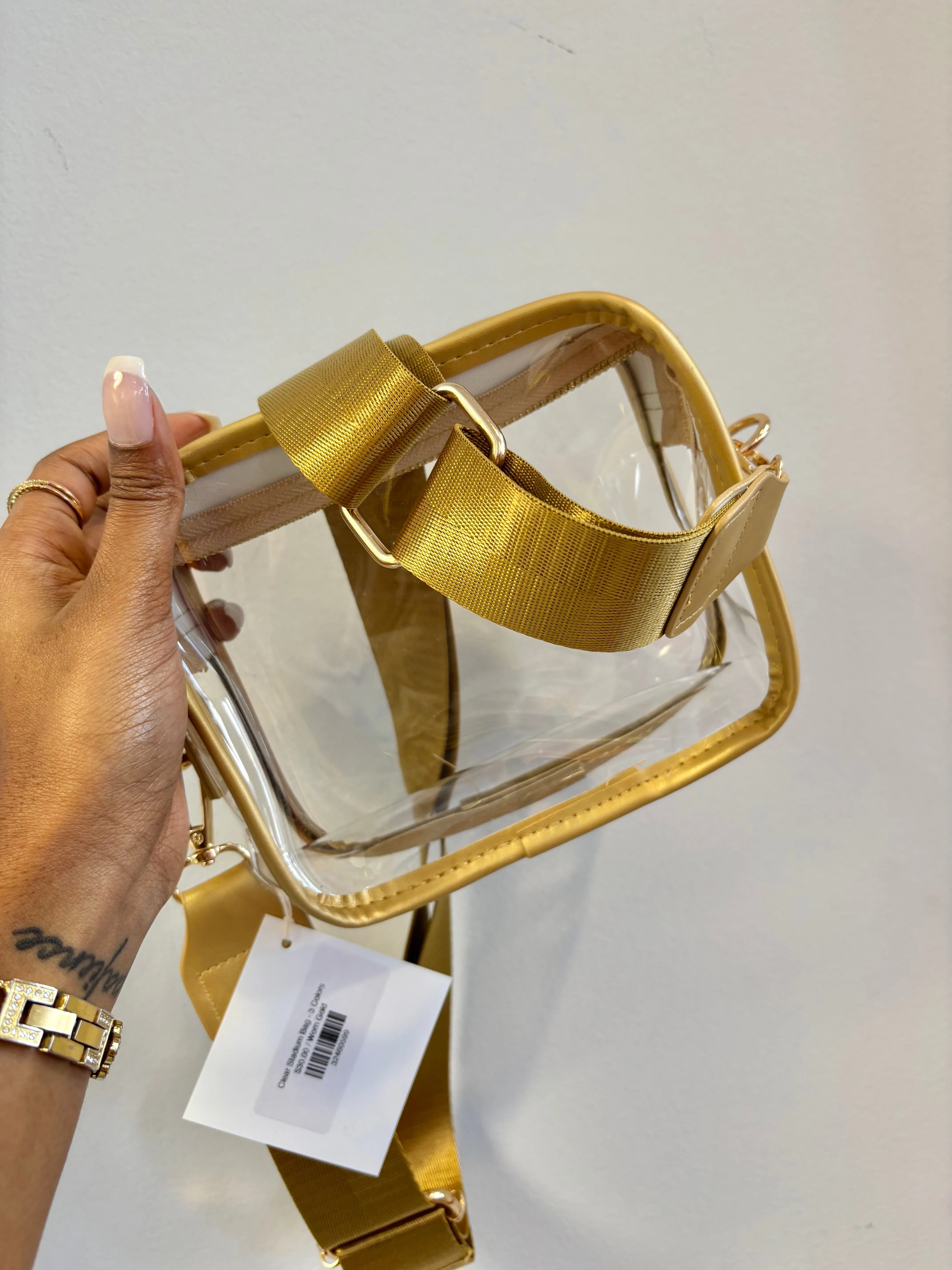 Clear Stadium Bag - 3 Colors