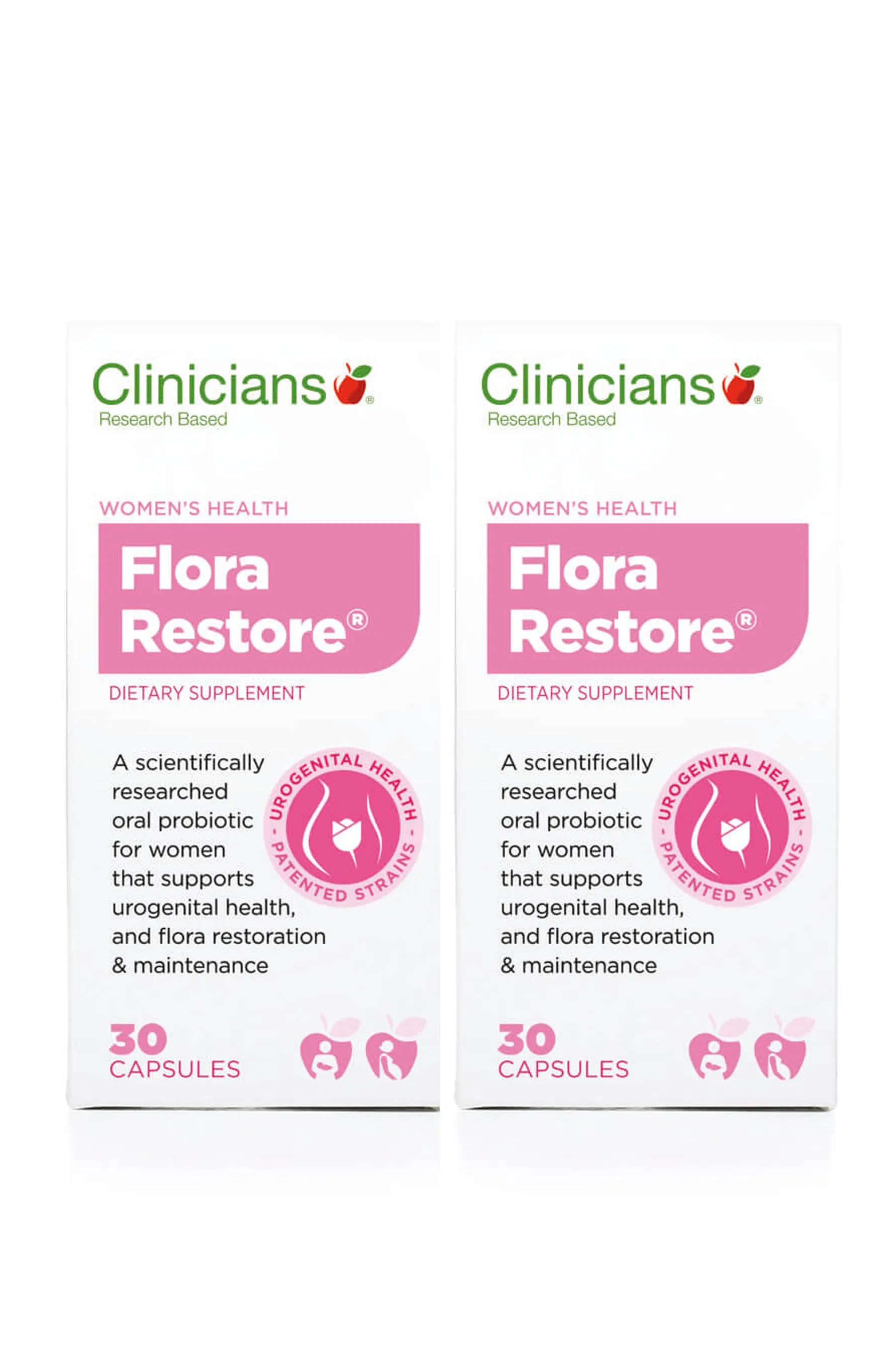 CLINICIANS Flora Restore 30caps Twin pack
