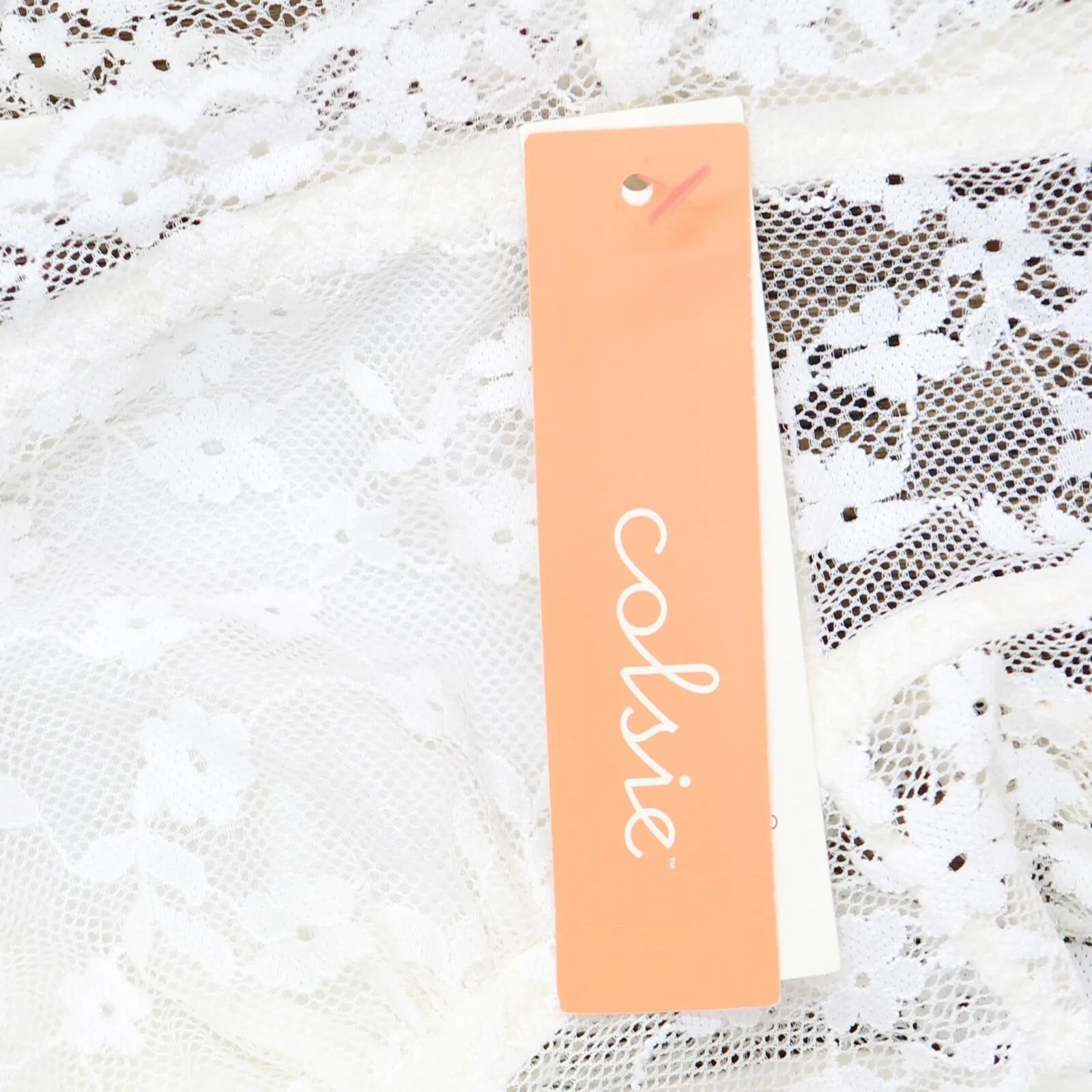 Colsie Women's Lace Bralette Off-White M