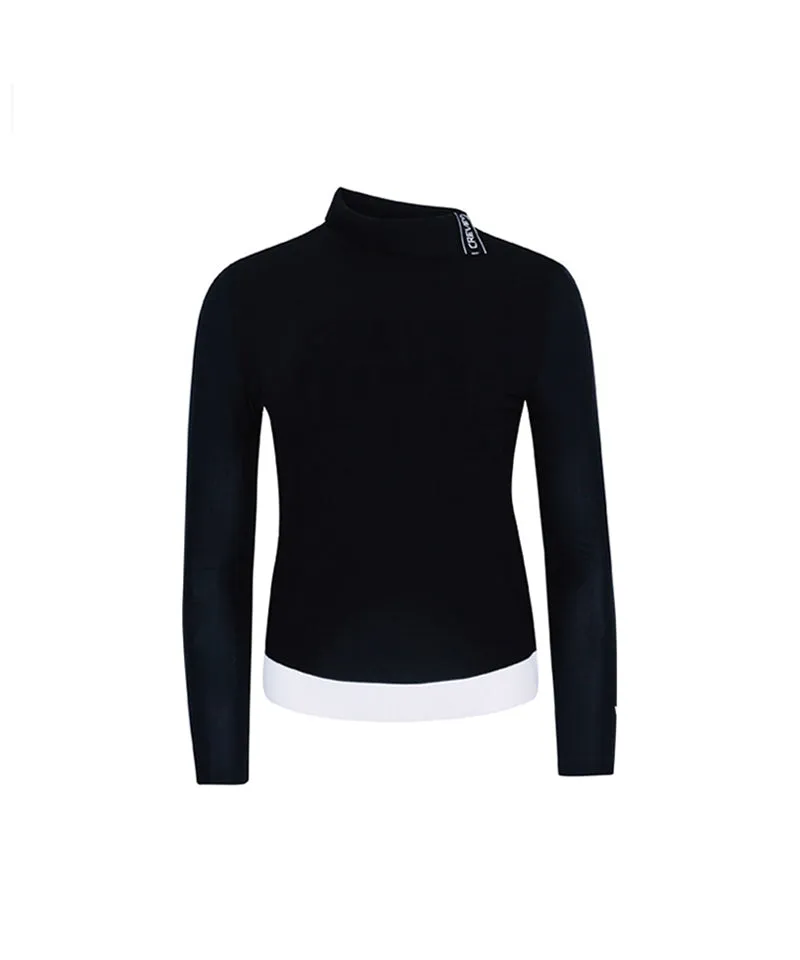 CREVE NINE: Sleeve Cool Jersey Knit - Black
