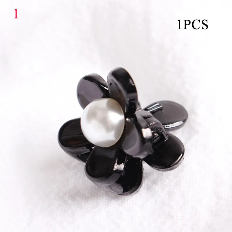 Crystal Pearl Hair Clip  Elegant Hair Accessory