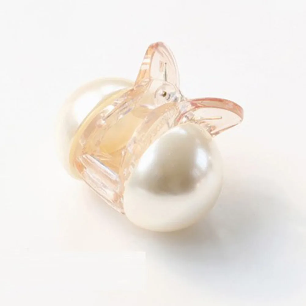 Crystal Pearl Hair Clip  Elegant Hair Accessory