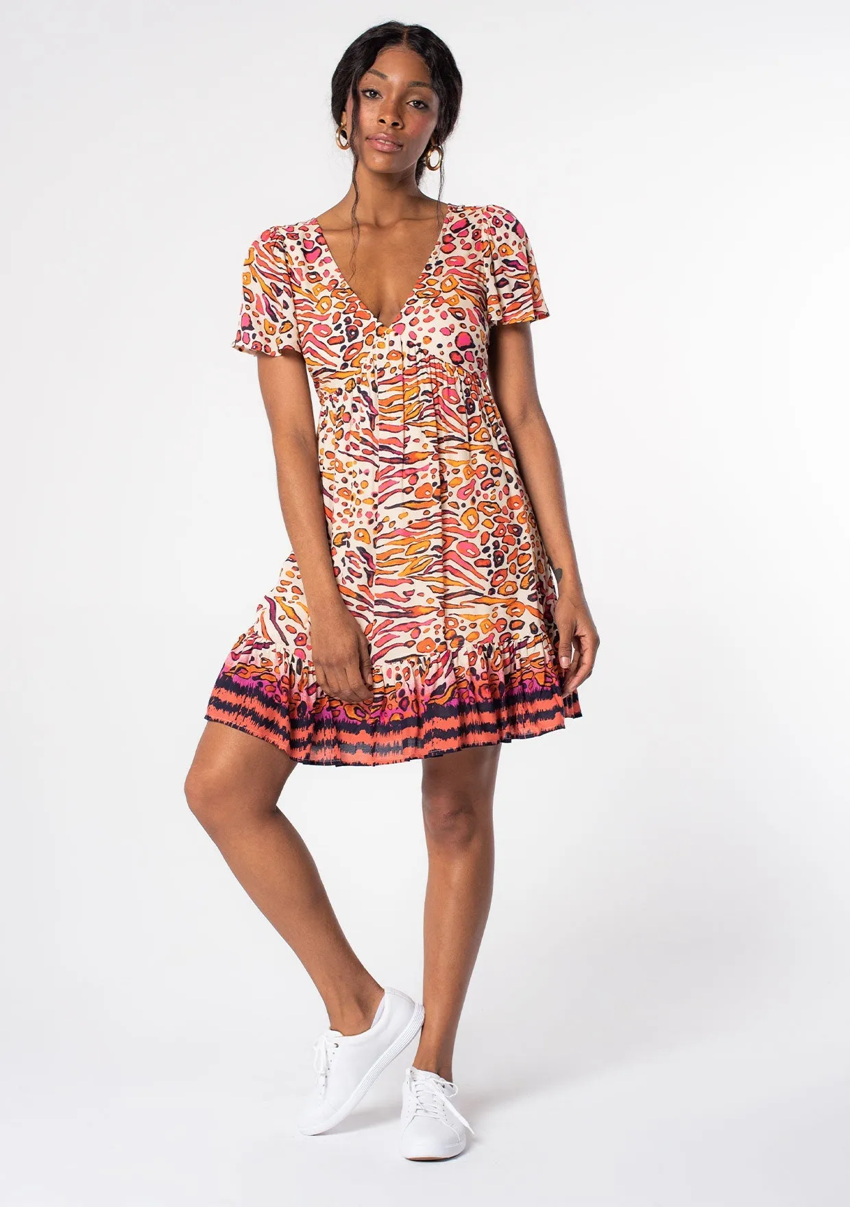 Cut It Out Mini Dress