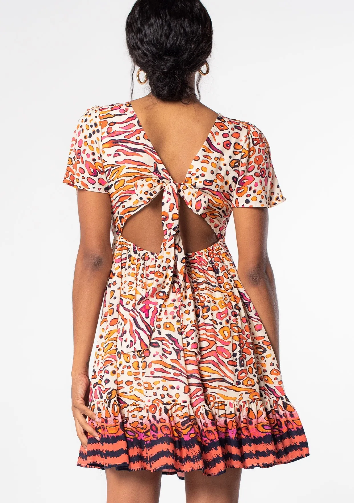 Cut It Out Mini Dress