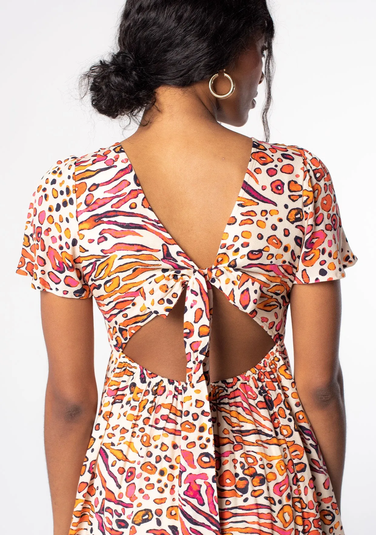 Cut It Out Mini Dress