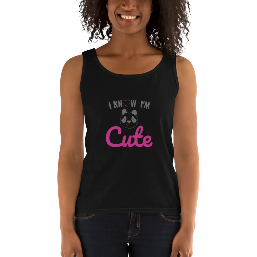 Cute Ladies' Tanks (Black & White)
