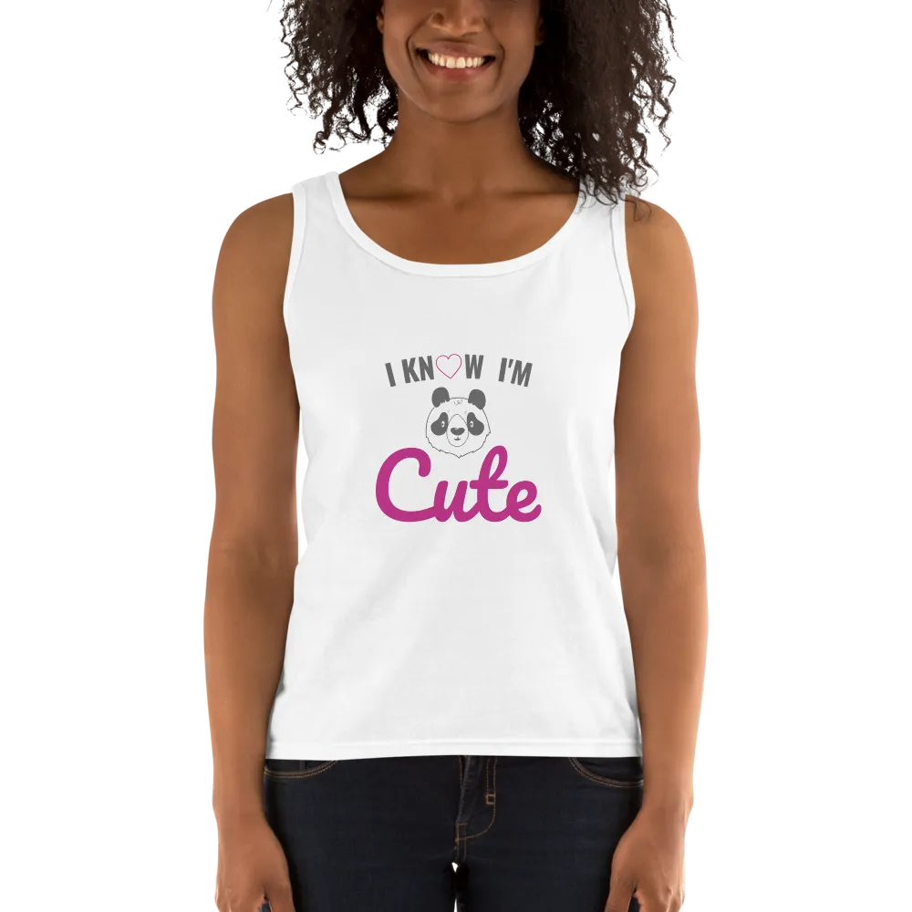 Cute Ladies' Tanks (Black & White)