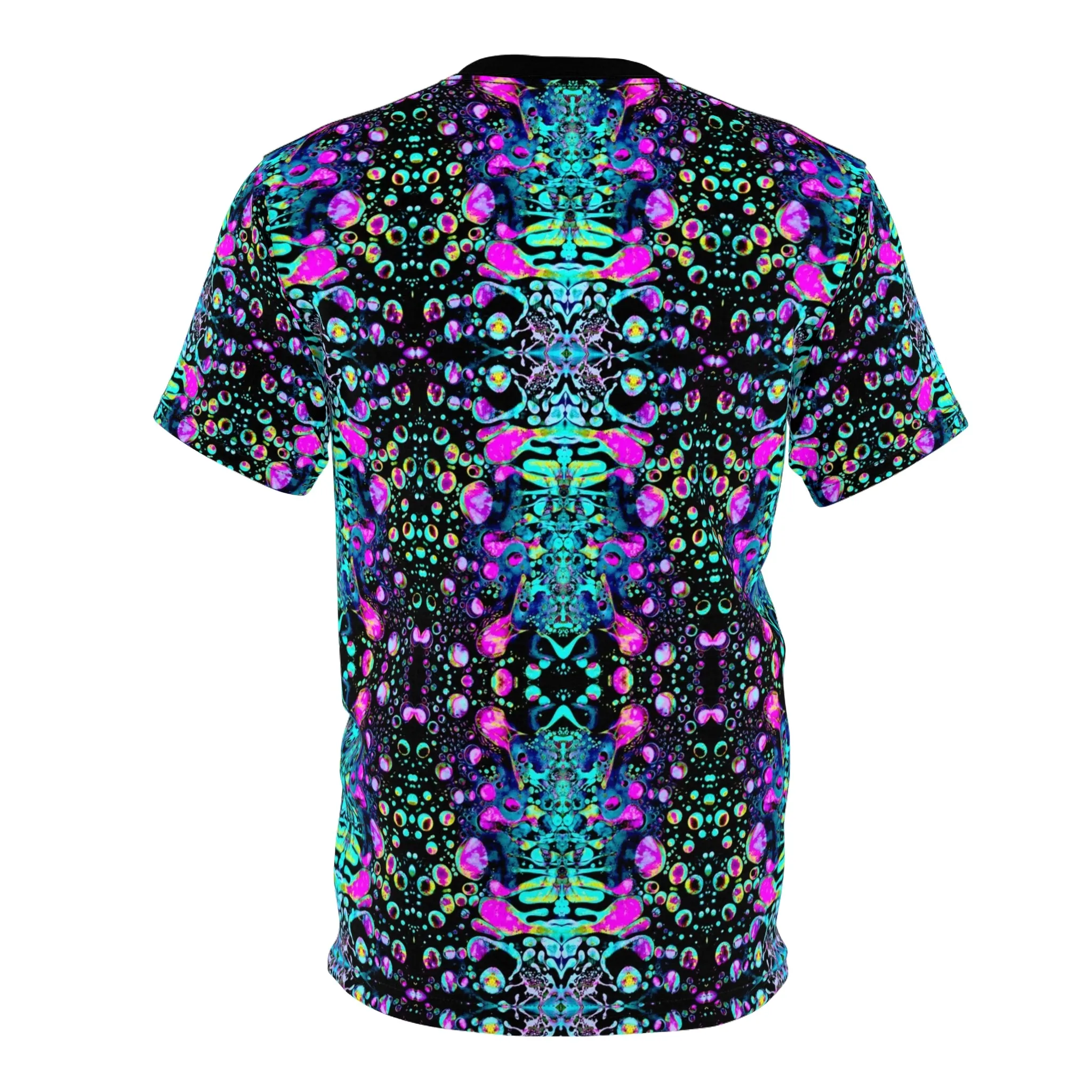 Cyan Liquid Light All Over Print Shirt