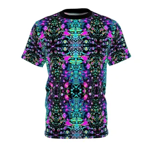 Cyan Liquid Light All Over Print Shirt