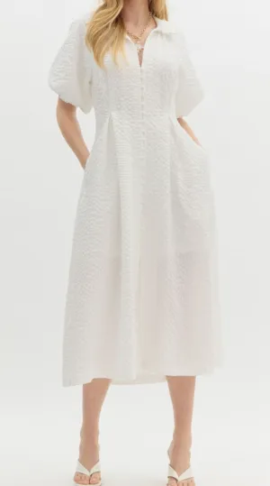 D25363 - Waffle Textured Sundress