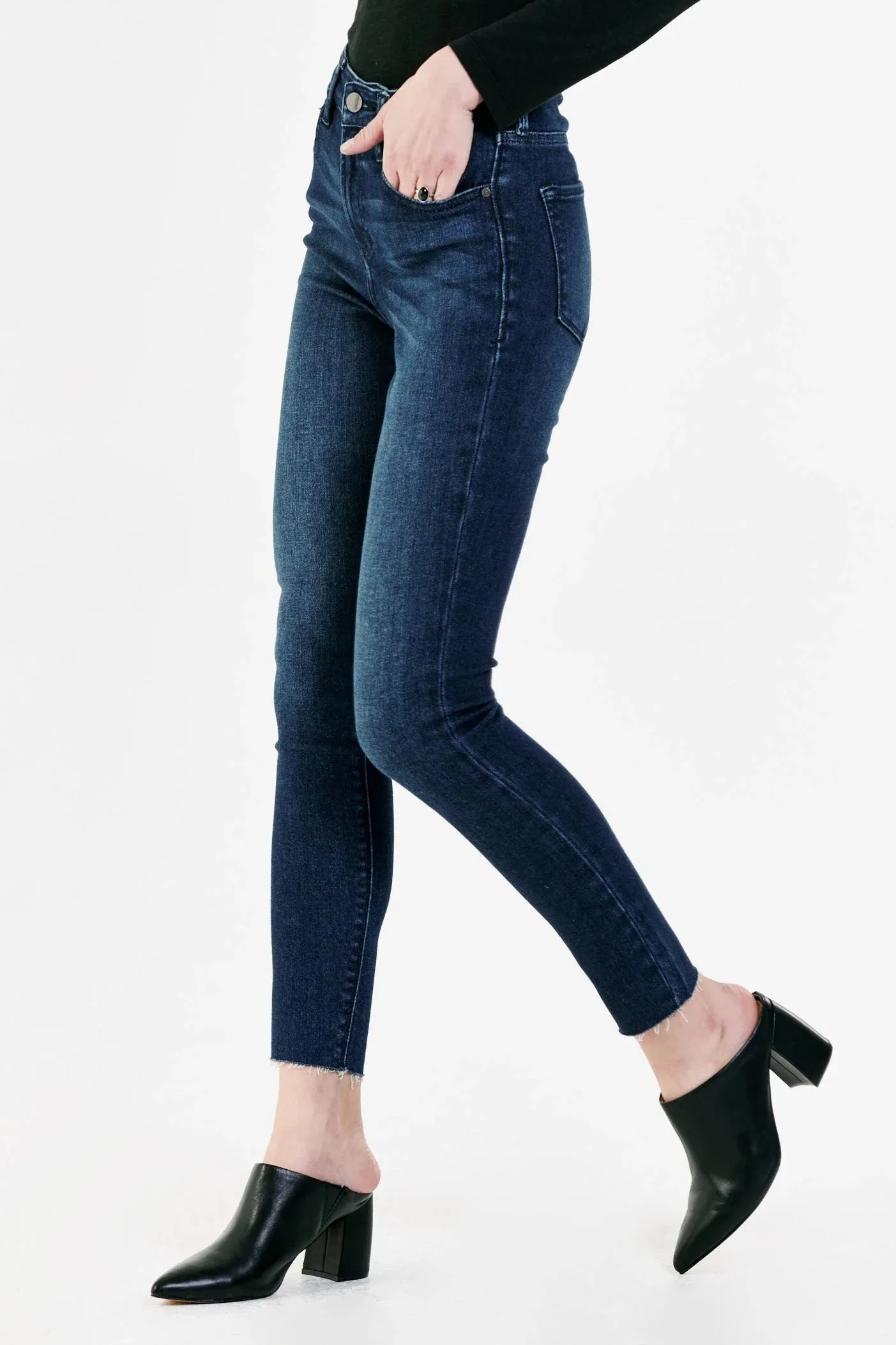 Dear John Denim Olivia Super High Rise Ankle Skinny Jeans West Point