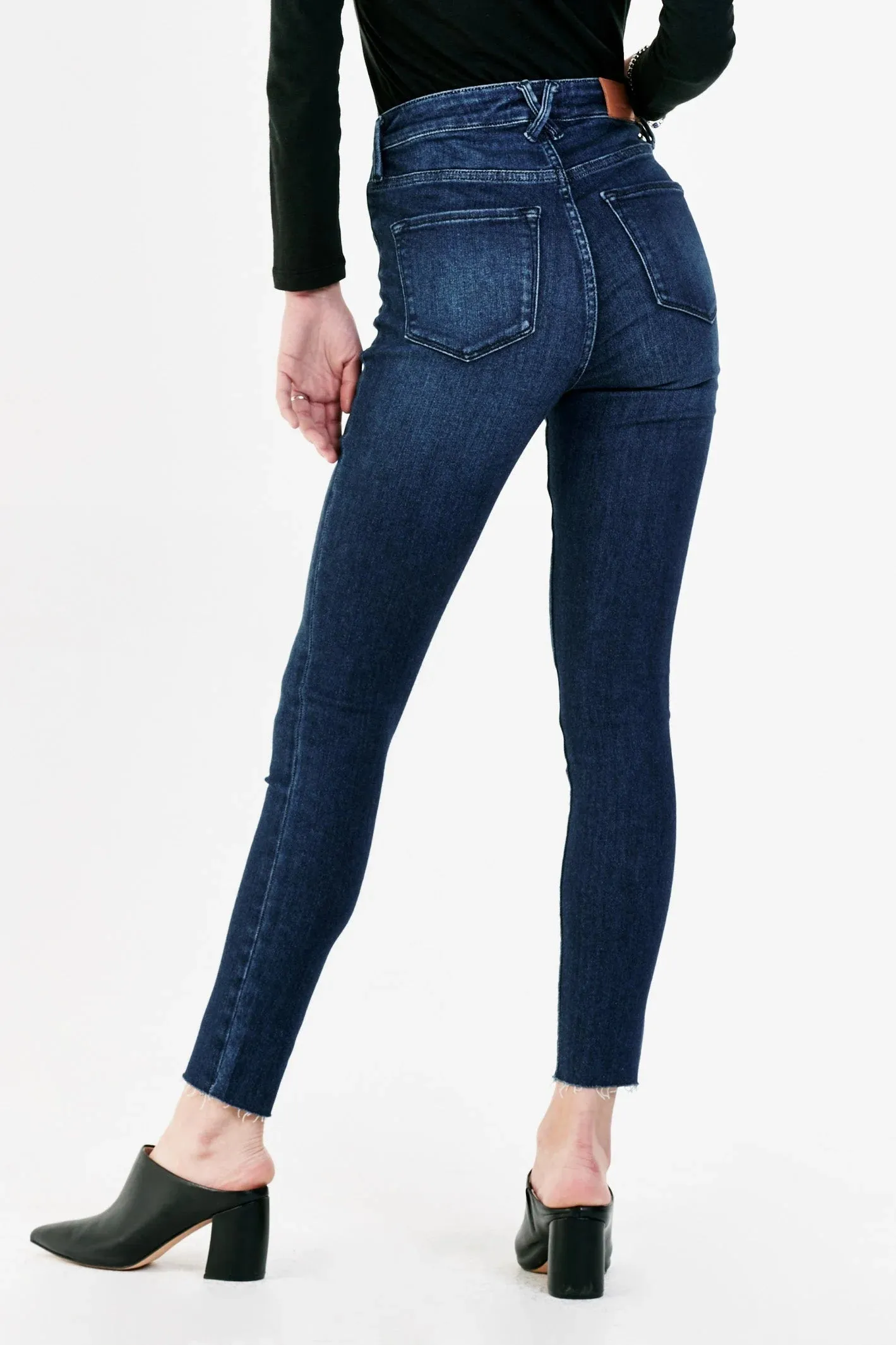 Dear John Denim Olivia Super High Rise Ankle Skinny Jeans West Point