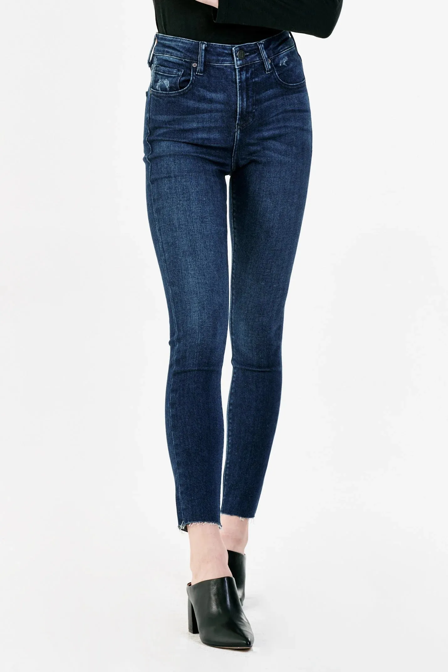 Dear John Denim Olivia Super High Rise Ankle Skinny Jeans West Point