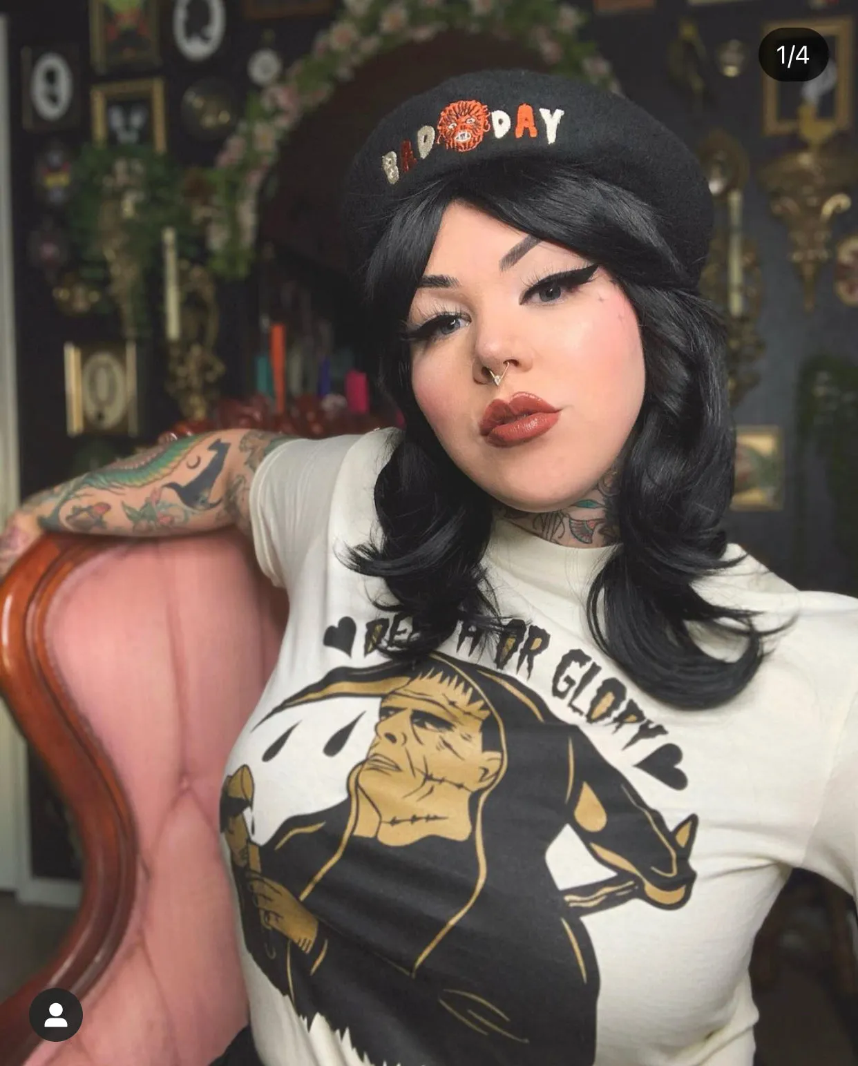 DEATH OR GLORY HEAVYWEIGHT UNISEX TEE *NATURAL
