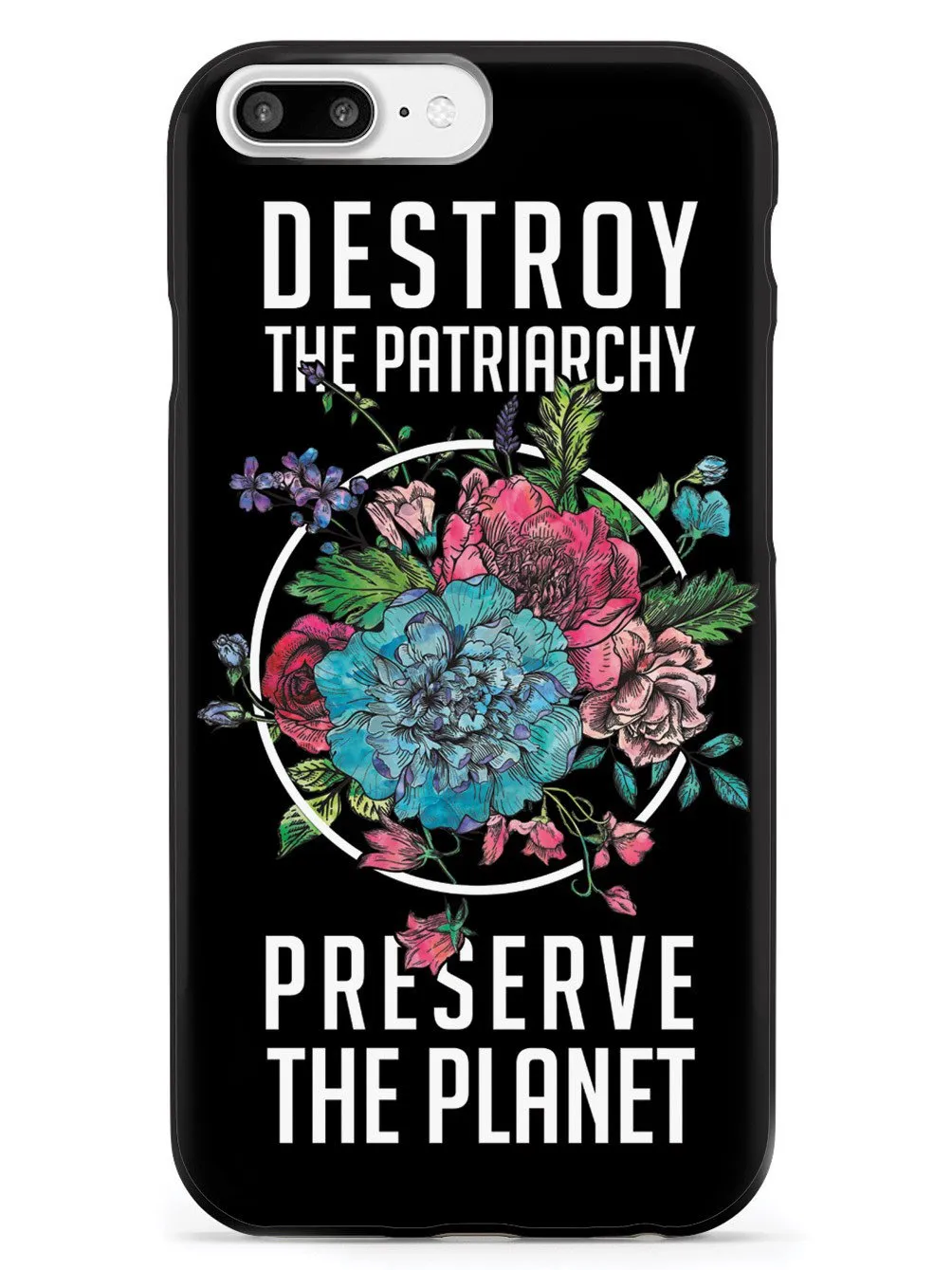 Destroy the Patriarchy Preserve the Planet - Black Case