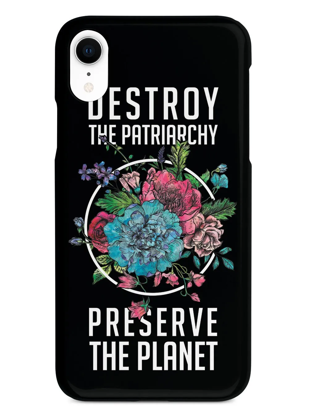 Destroy the Patriarchy Preserve the Planet - Black Case