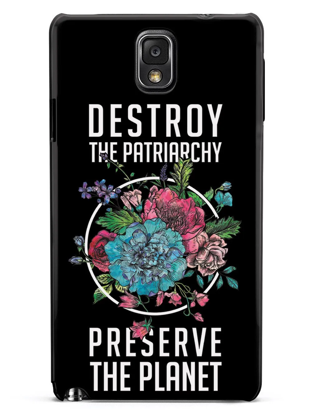 Destroy the Patriarchy Preserve the Planet - Black Case