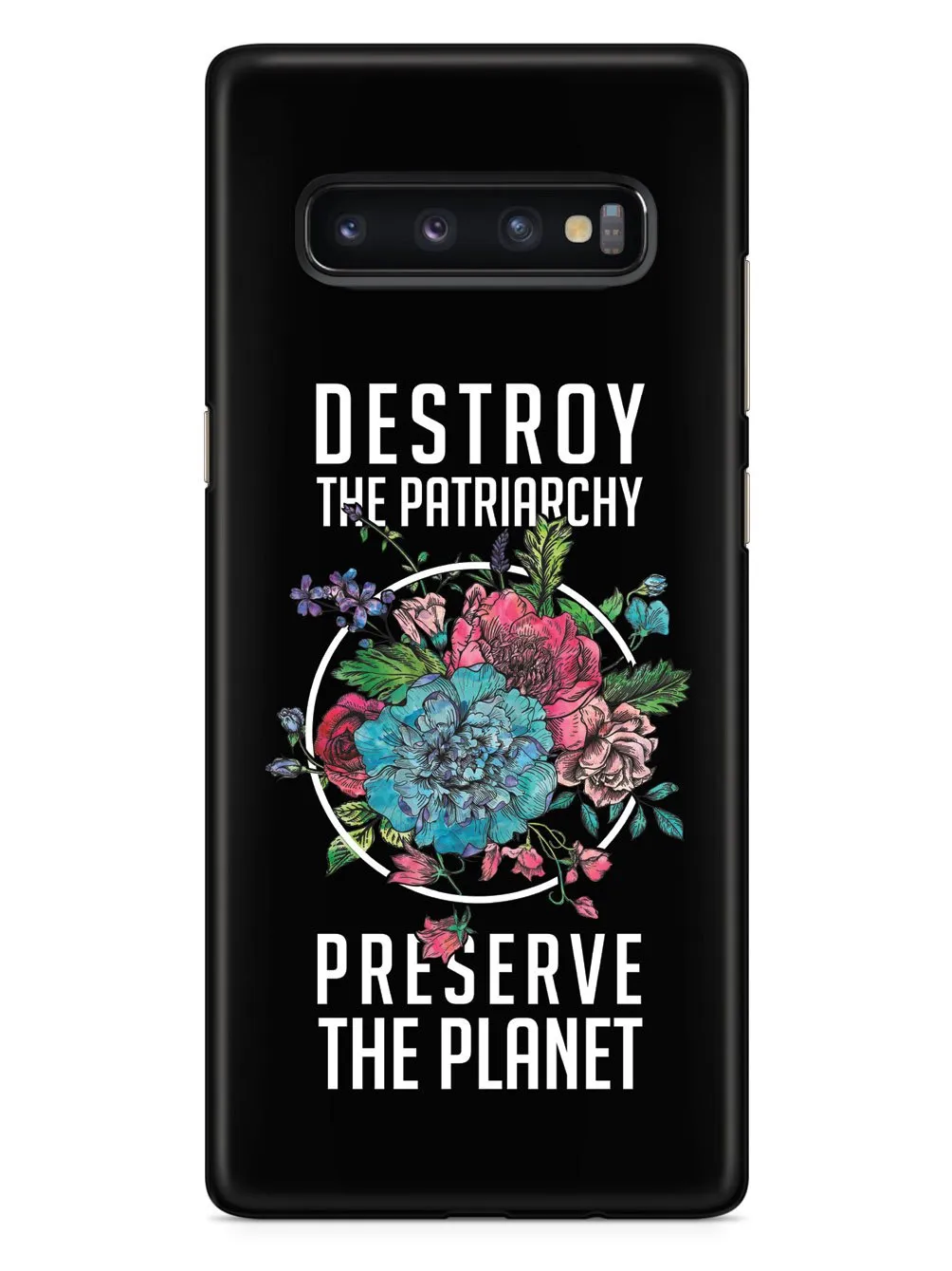Destroy the Patriarchy Preserve the Planet - Black Case
