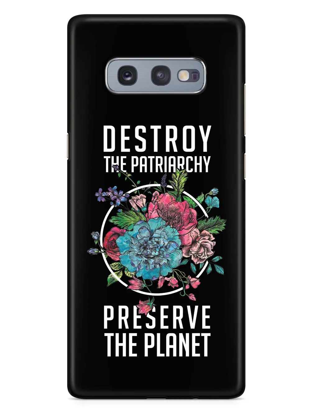Destroy the Patriarchy Preserve the Planet - Black Case