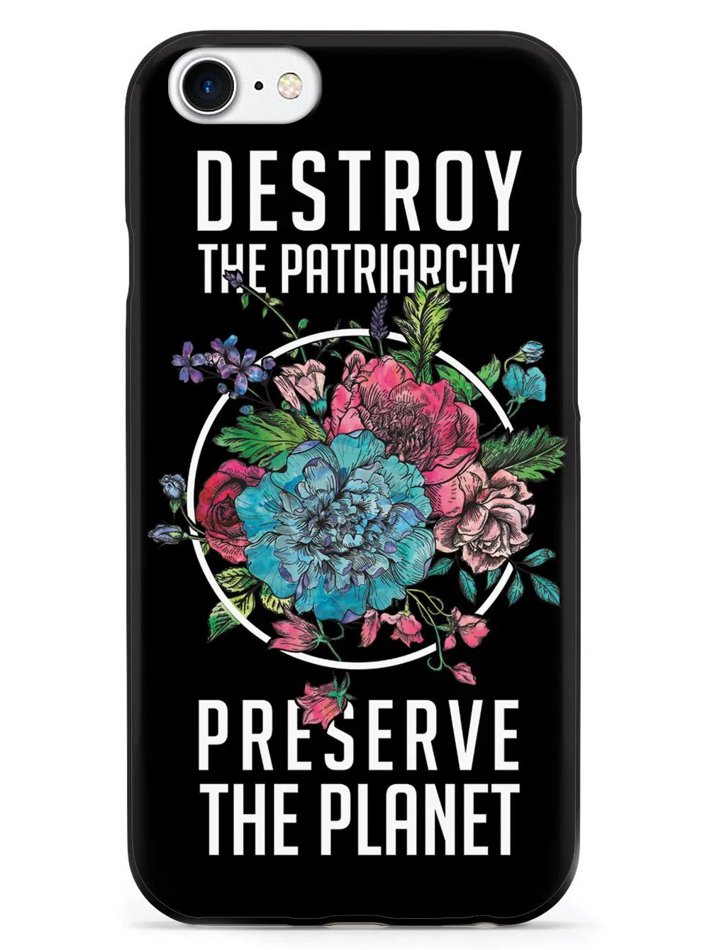 Destroy the Patriarchy Preserve the Planet - Black Case