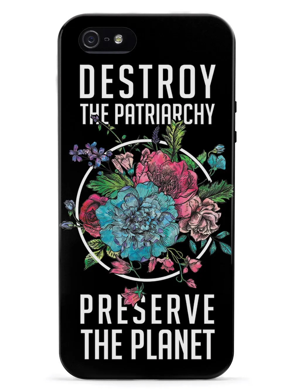 Destroy the Patriarchy Preserve the Planet - Black Case