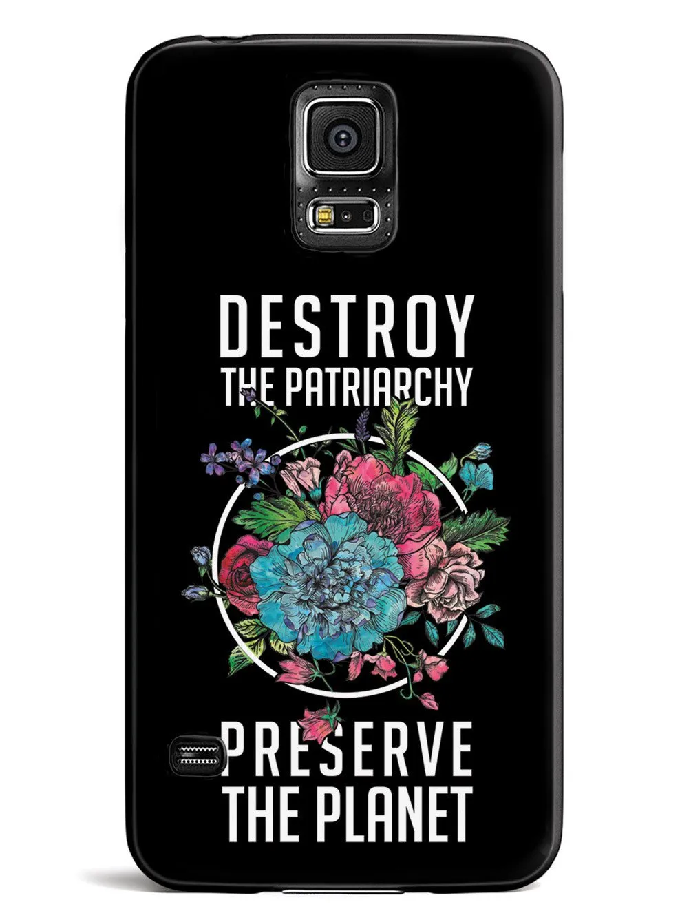 Destroy the Patriarchy Preserve the Planet - Black Case