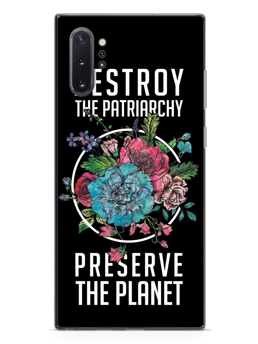 Destroy the Patriarchy Preserve the Planet - Black Case