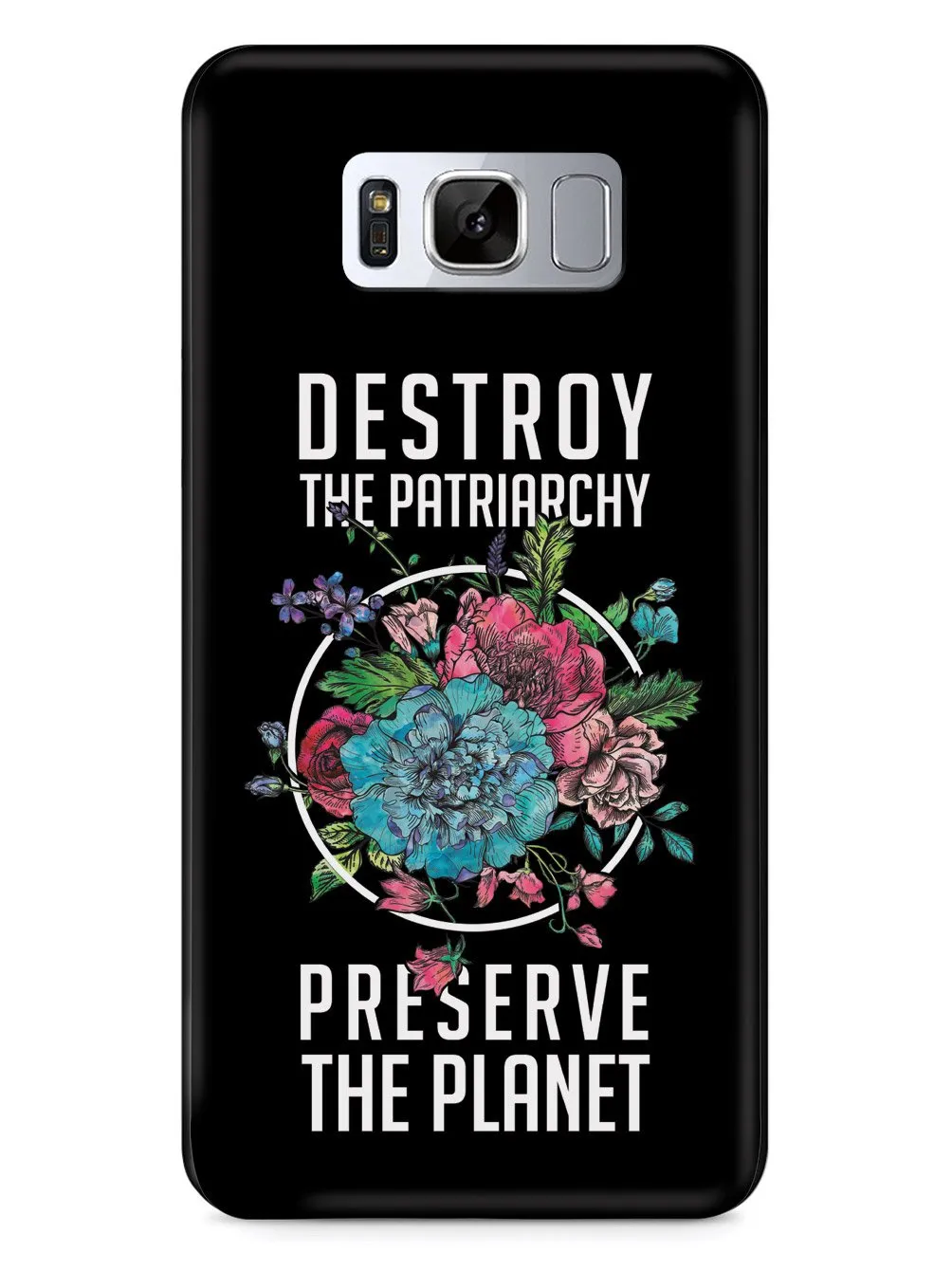 Destroy the Patriarchy Preserve the Planet - Black Case