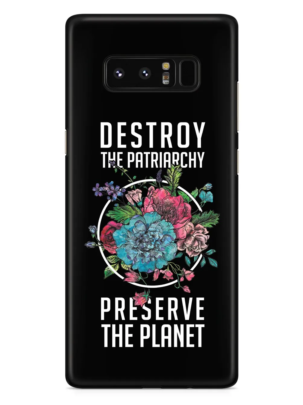 Destroy the Patriarchy Preserve the Planet - Black Case