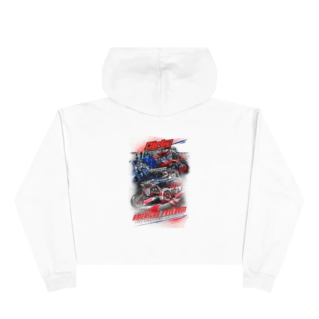 Dirty American Freedom Crop Hoodie