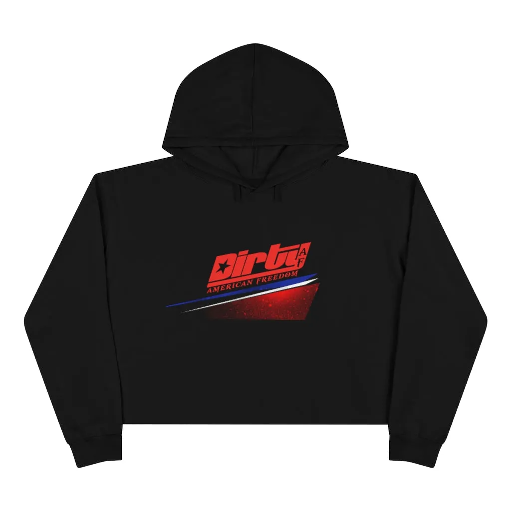 Dirty American Freedom Crop Hoodie