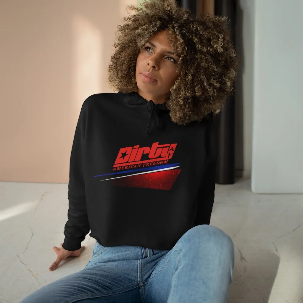 Dirty American Freedom Crop Hoodie