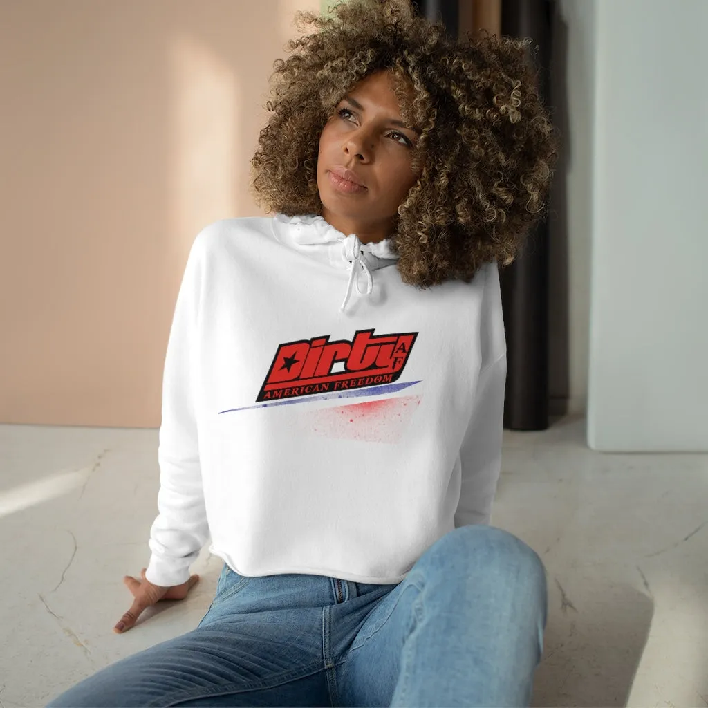Dirty American Freedom Crop Hoodie
