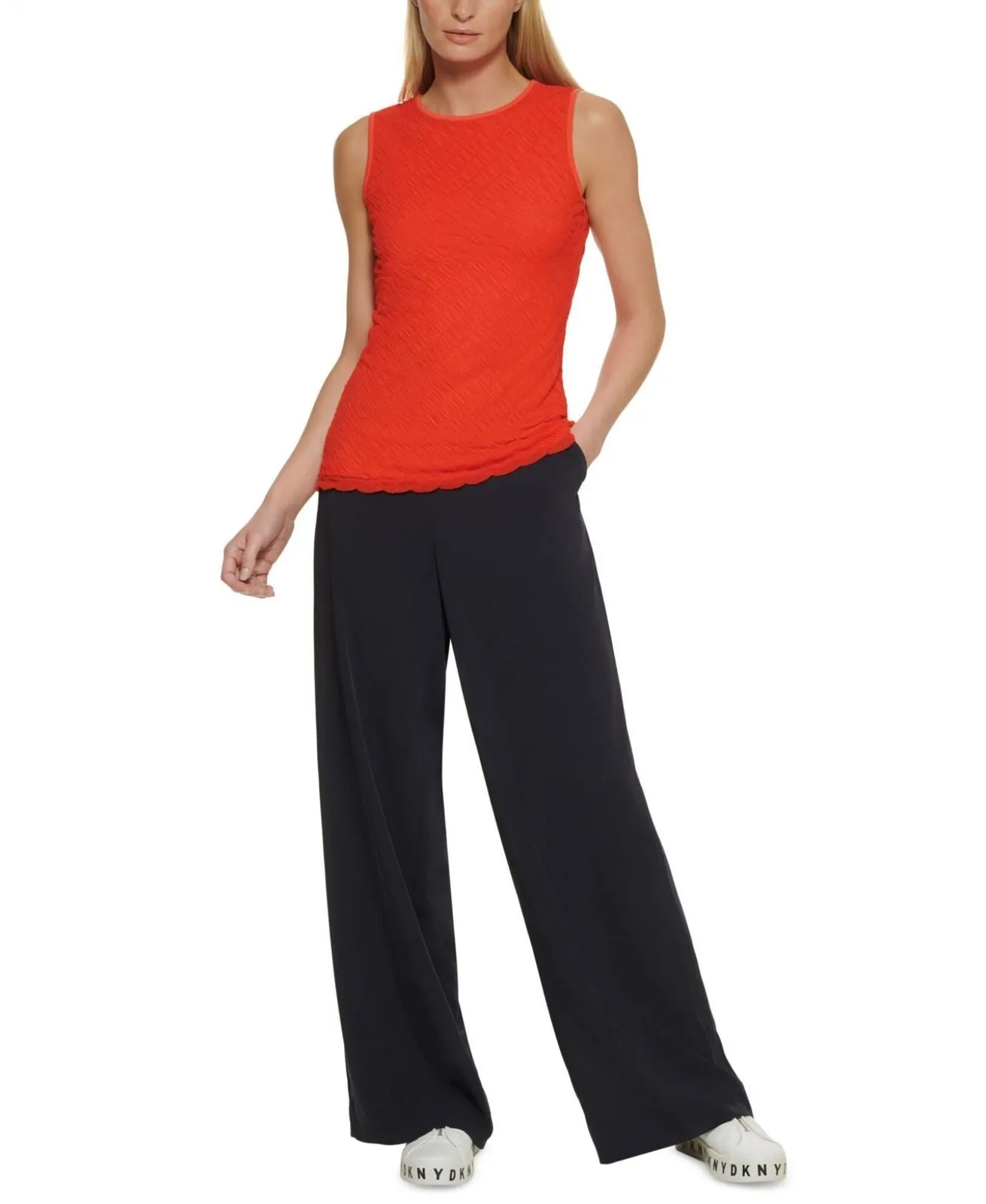 DKNY Women's Sleeveless Tank Top P2CH7INI
