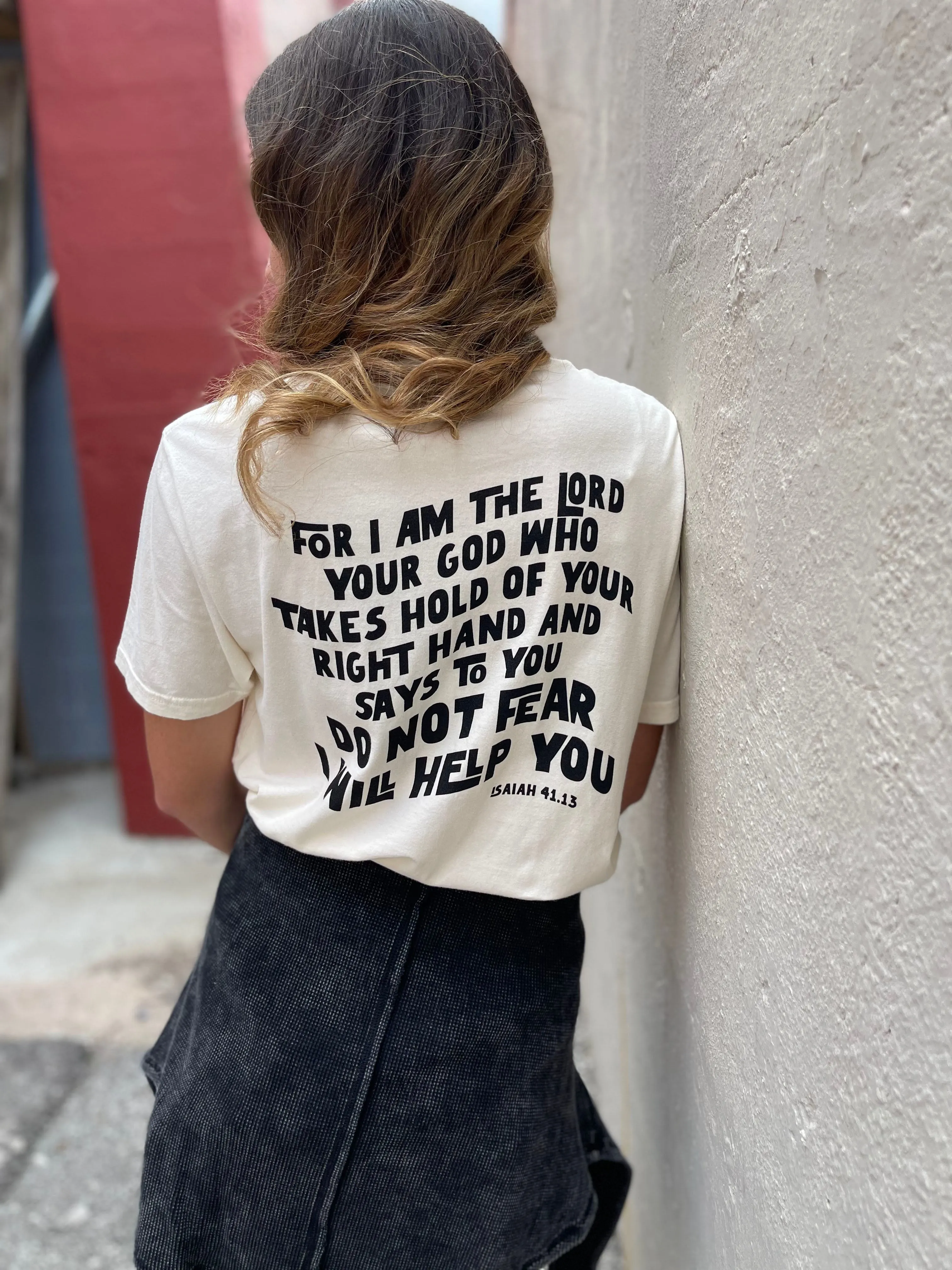 Do Not Fear Tee in Natural